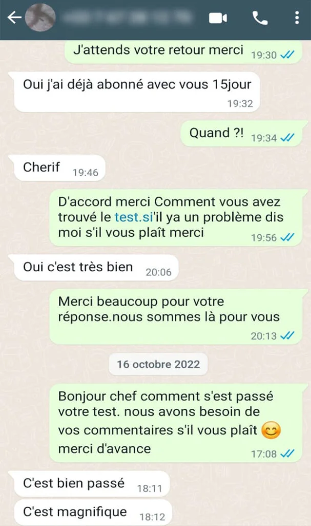 Témoignage client Meilleur IPTV