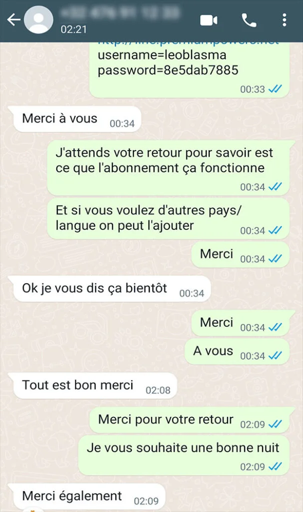 Témoignage client Meilleur IPTV